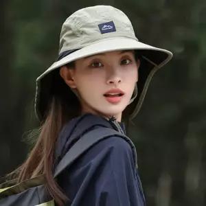 여성용 등산모자 벙거지 롱 버킷햇 자외선차단 캠핑 낚시 여행 모자 OFS-MC2