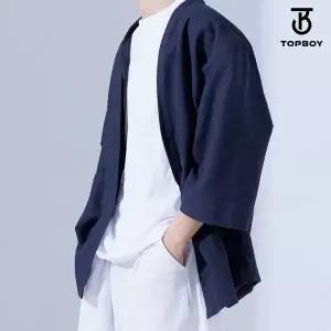 [탑보이]루즈핏 썸머 쿨링 린넨 7부 가디건 (RW424)