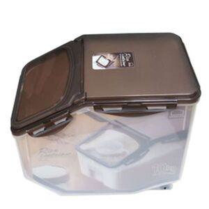 [NS홈쇼핑]락앤락 쌀통 10kg 12L 브라운 신형 현미 흑미 백미[33196103]