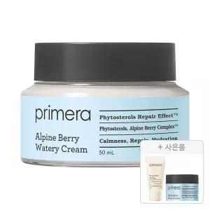 프리메라 알파인 베리 워터리 크림 50ml, 1개+증정(페이셜마일드필링 30ml, 1개+알파인 베리 워터리 크림 15ml, 1개)