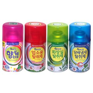 산도깨비 향기속으로 자동분사기용 리필 향캔 290ml 25종 방향제 탈취제 화장실 업소용 담배냄새