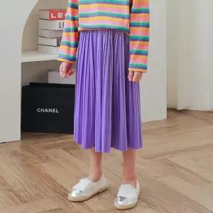 [보리보리/아이러브제이]벨벳로드 플리츠 롱 스커트 JTFSK04