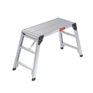 풍산 접이식 신형 우마 PS40909 사다리 알루미늄 + 조절형 전도방지대 + 우마용 안전고리