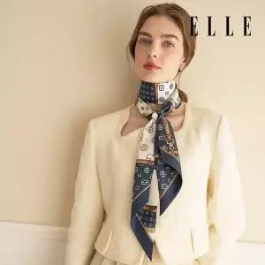 [엘르](하남점) 마리벨트스키니 실크 방도 스카프 SE349S301