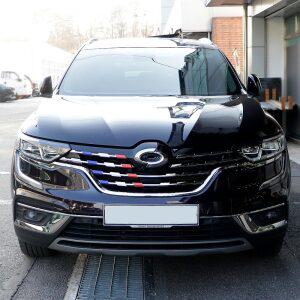 더뉴QM6 라디에이터 그릴 삼색 컬러 튜닝 스티커 몰딩 용품