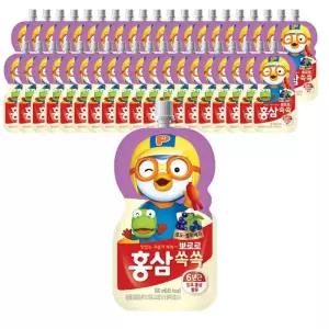 팔도 뽀로로 홍삼쏙쏙 블루베리 100ml X 40개입 홍삼음료