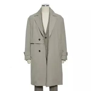 [롯데백화점]레노마 S/S (한정수량) 베이지 간절기 세미오버 싱글 트렌치코트 RPIMBH03ANW1