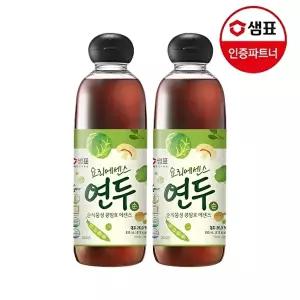 [샘표]샘표 요리에센스 연두 순 830ml 2개 /조미료/양념/육수