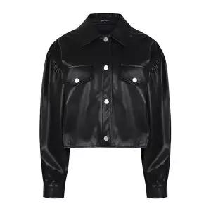 [하프클럽/레코브]셔링 소매 레더 자켓(LG61D3JK502X)