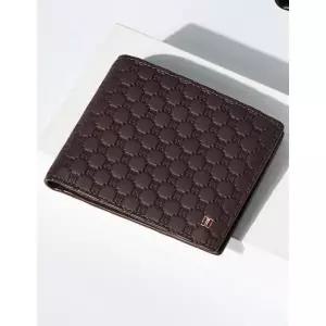 [롯데백화점]닥스 액세서리 [선물포장/쇼핑백동봉][LOUIS] 브라운 DD경판로고 매트 가죽 반지갑 DBWA2F368W