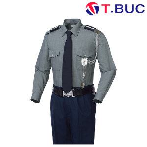 O- 경비복-05 다크그레이 사계절 경비복 상의 긴팔 M~4XL 셔츠 경비 복 카라 봄 여름 빅사이즈 티뷰크