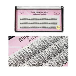 로이엘 내추럴 부분 속눈썹 V형 240개입/가닥/인조