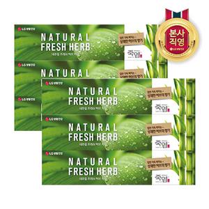 죽염 내추럴 후레쉬허브 치약 130g x 6개