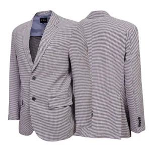 스판 남자 여름 정장 콤비 자켓 남성 체크 무늬 케주얼 마이 회사 양복 신사
