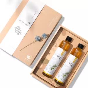 국산 냉압착 생들기름 300ml 2병 선물세트