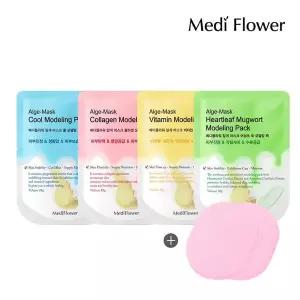 [NS홈쇼핑]규조토 일회용 모델링팩 버라이어티팩 4종+해면2개[34246210]