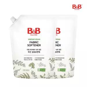 비앤비 유아 비건 섬유유연제 리필형 1500ml 2개