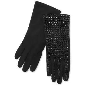 필립플레인 크리스털 장식 스웨이드 미디 장갑 AACAWVB0018PLE009N TP427915805