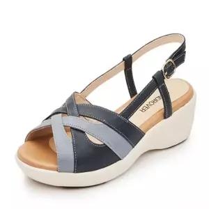 갤러리아 랜드로바 여성 격자 스트랩 샌들 LANSAC3416WF2