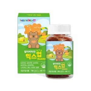 [소비기한: 26.11.27] 아이클키즈 믹스업 멀티비타민 90꾸미 (90일분) 어린이 영양제 종합 비타민 유아 키즈 아기