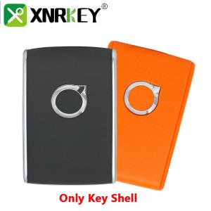 XNRKEY-원격 차 키 셸 포브 가죽 반투명 소재 케이스 커버 호환 볼보 S60 V60 S90 V90 XC40 C40 XC60 XC90