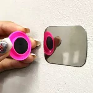 원형 철판 자석부착용 미니 철판스티커 50mm 5P_WFFN8G9