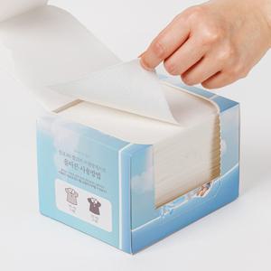 쉼표365 이염방지시트 100매입 x 1개 대용량 세탁티슈 빨래 흰색옷이염 물빠짐방지제 이염제거