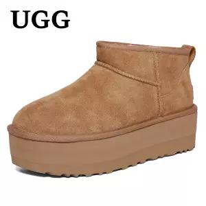 UGG 부츠 클래식 울트라 미니 플랫폼 체스트넛 1135092-CHE