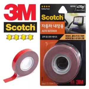3M 차량 내부인테리어 강력롤 양면테이프