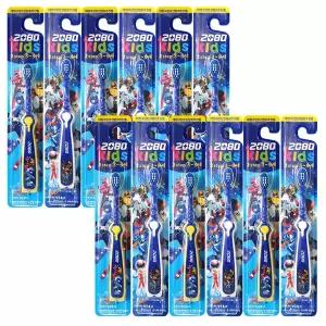 애경 2080 키즈 칫솔 12개 - 스텝2 3∼5세 남아/어린이 유아 아동