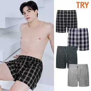 TRY 남자 40수 말림없는 트렁크 4종세트