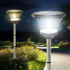 솔라콤 LED 태양광 정원등 조명 태양열 잔디 크라운 말뚝