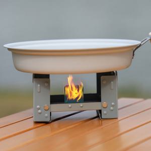 휴대용 접이식 고체 연료 화로 미니 버너 화로대 캠핑 차박 단체 대량