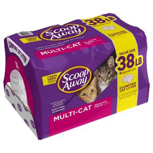 에버크린 클로락스 스쿱어웨이 멀티캣 17.1kg  다묘용