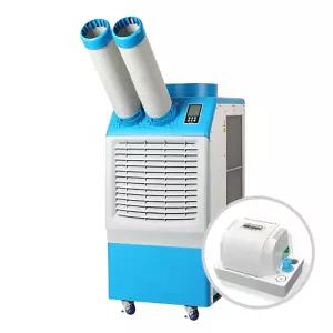 웰템 이동식에어컨 회전가능 산업용 WPC-5000PD 15평 배수펌프 (W)