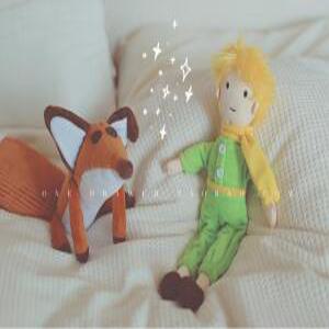 어린 왕자 여우 인형 인형 장난감 장식 생일 선물 세트