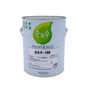 다캐 노루표페인트 내부용 수성페인트 순수 무광 흰색 4L