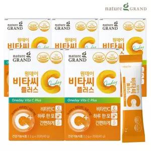네이처그랜드 원데이 고함량 비타민C 플러스 5박스 100포 분말