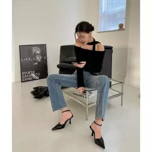 [다바걸][D&B made] [더데님]코렌일자롱데님