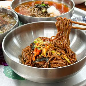 농가살리기 20년 전통 생면 군산 메밀 소바 7인분 (비빔7)