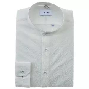 [대구백화점][백화점(예작)]차이나화이트솔리드 시어서커일반핏긴소매(YJESUA594)