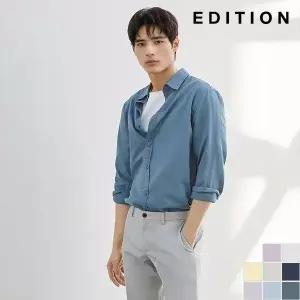 [에디션] 린넨 혼방 베이직 솔리드 셔츠 (NED2WC1901_A)