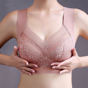 심리스 레이스 브라 팬티 노라인 편한브라탑 빅사이즈