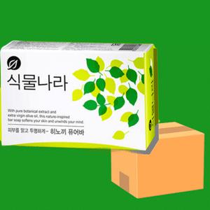 식물나라 비누 히노끼퓨어바 세수비누