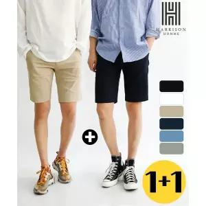 [하프클럽/해리슨]기획초면스판반바지RTWC1290