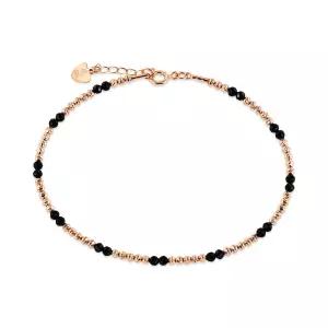 14K 플렉시 티탄 블랙스피넬 2볼 뱅글 팔찌 GTB41094