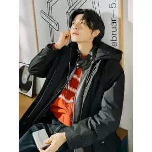 [빈폴] [신상40%OFF]후드 디태처블 코트 블랙 (BC5130CP25)