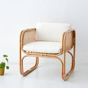 [마켓비]PASAR 원목안락의자 36cm 라탄 CR0049 4006.4376