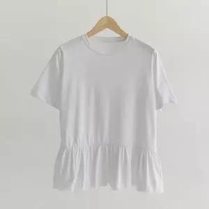 [엘리시아][66-110] 가넌 라운드 프릴 반팔 티