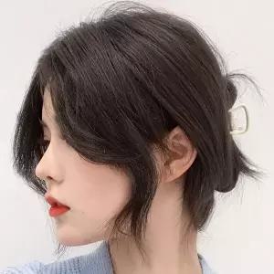 앞머리 가발 04사이드뱅-와인갈색 분위기 스타일링-WFHFU4X